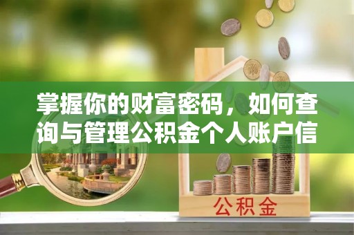 沈河掌握你的财富密码，如何查询与管理公积金个人账户信息