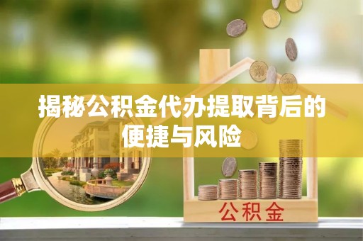 沈河揭秘公积金代办提取背后的便捷与风险